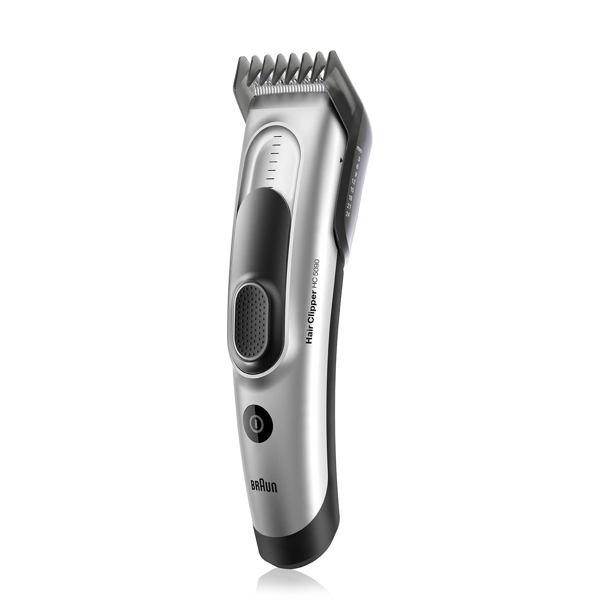 თმის საკრეჭი Braun HC5090, Hair clipper, Silver/Black