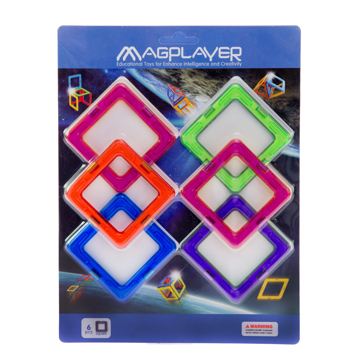 მაგნიტური კონსტრუქტორი Magplayer MPC-6 Additional set of 6 e