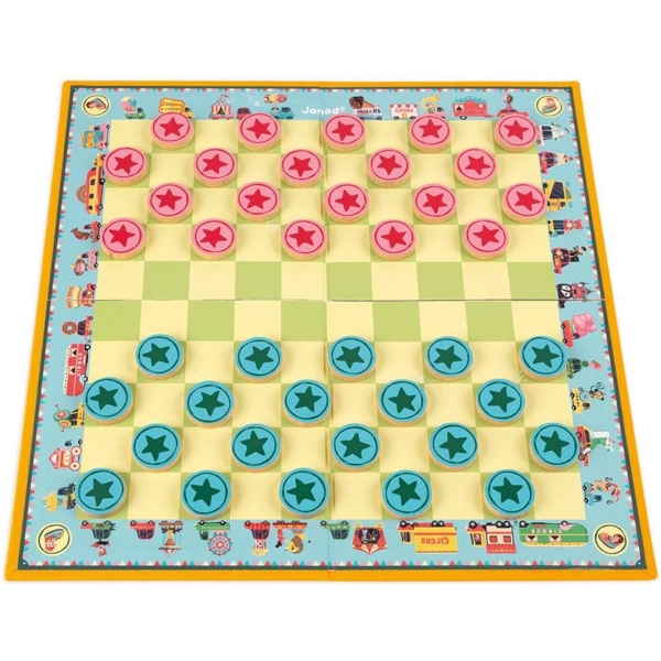 სამაგიდო თამაში (შაშკი) Janod J02746 Board game Janod Checkers 