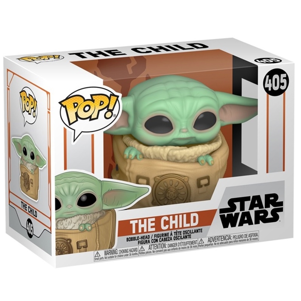 სათამაშო საკოლექციო ფიგურა Funko POP FUN2549816 Bobble Star Wars Mandalorian Child