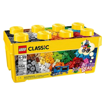 ასაწყობი კონსტრუქცია Lego 10696 Box Of Cubes For Creative Design 484Pcs