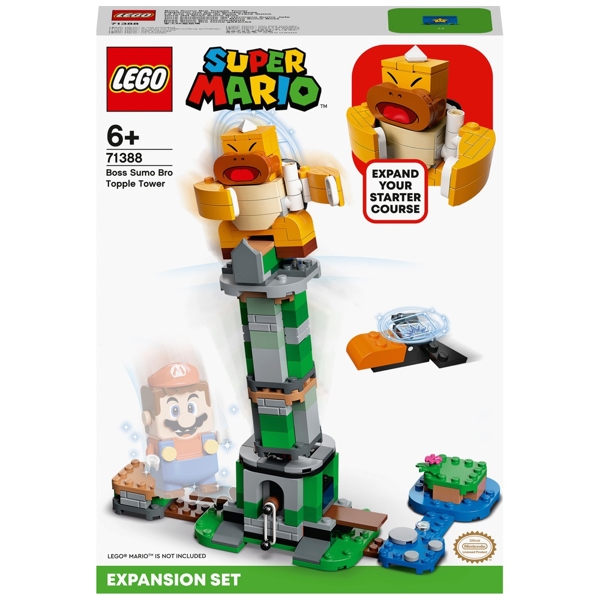 ასაწყობი კონსტრუქცია Lego 71388 Super Mario Boss Sumo Bro Topple Tower Expansion Set