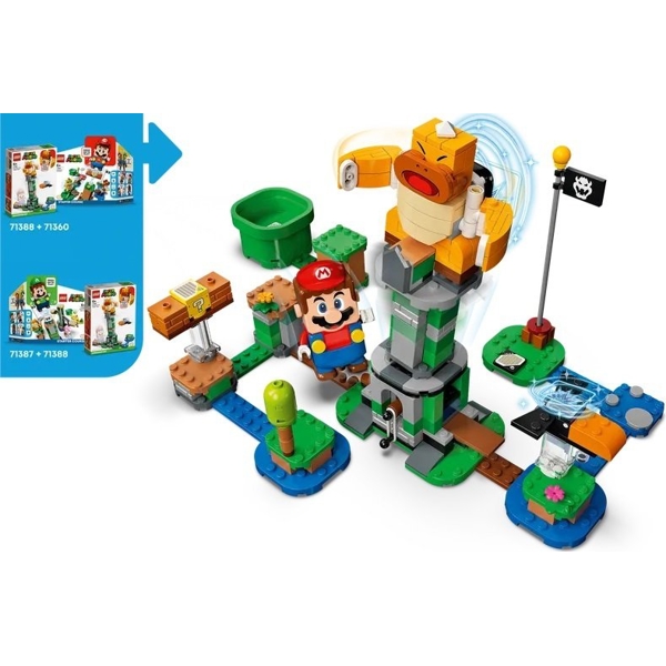 ასაწყობი კონსტრუქცია Lego 71388 Super Mario Boss Sumo Bro Topple Tower Expansion Set