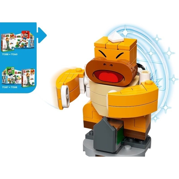 ასაწყობი კონსტრუქცია Lego 71388 Super Mario Boss Sumo Bro Topple Tower Expansion Set