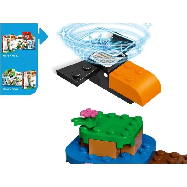 ასაწყობი კონსტრუქცია Lego 71388 Super Mario Boss Sumo Bro Topple Tower Expansion Set