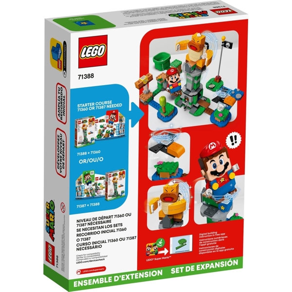 ასაწყობი კონსტრუქცია Lego 71388 Super Mario Boss Sumo Bro Topple Tower Expansion Set