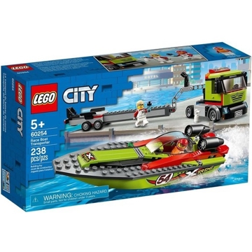 გადამზიდი მანქანა Lego 60254 Race Boat Transporter 238Pcs