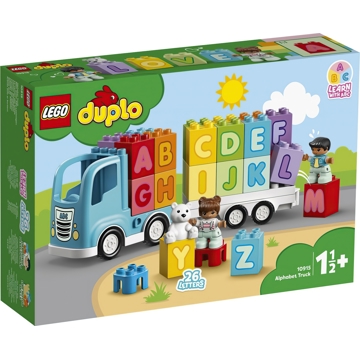 სათამაშო ავტობუსი Lego 10915 DUPLO Truck Alphabet, 36Pcs