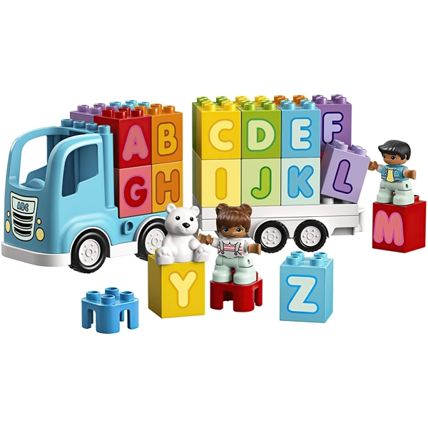 სათამაშო ავტობუსი Lego 10915 DUPLO Truck Alphabet, 36Pcs