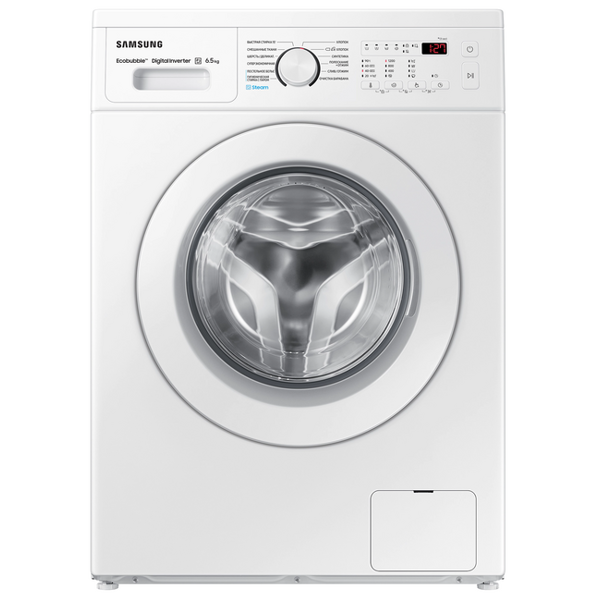 სარეცხი მანქანა Samsung WW65A4S21EE/LP 6.5 KG, 1200 Rpm, A+++, 75Db, Inventer, Ecobubble, White