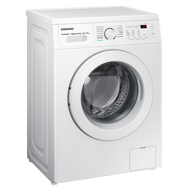 სარეცხი მანქანა Samsung WW65A4S21EE/LP 6.5 KG, 1200 Rpm, A+++, 75Db, Inventer, Ecobubble, White