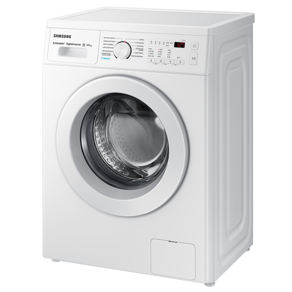 სარეცხი მანქანა Samsung WW65A4S21EE/LP 6.5 KG, 1200 Rpm, A+++, 75Db, Inventer, Ecobubble, White