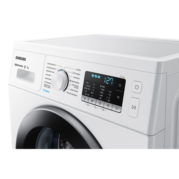 სარეცხი მანქანა Samsung WW70A5S20HELP 7kg, 1200 Rpm, A, 75Db, White