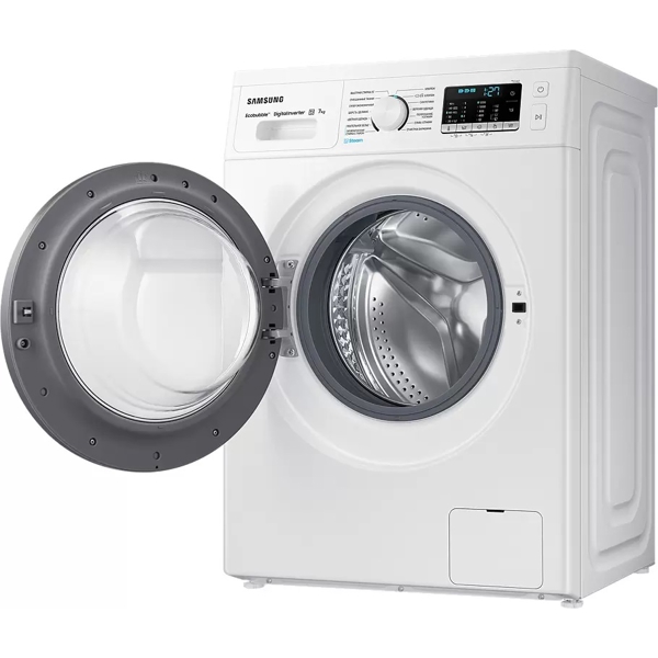 სარეცხი მანქანა Samsung WW70A5S21HE/LP 7Kg, 1200Rpm, A+++, 57Db, Eco Bubble, Inverter, Stream, White