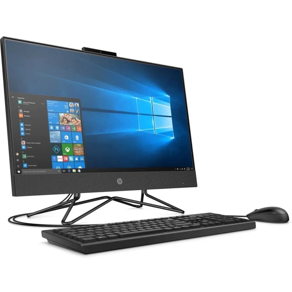 All In One კომპიუტერი HP 260Q0ES COMPAQ  205 G4 23.8" FHD, Ryzen 5-3500U, 8GB, 256GB SSD, Integrated Black