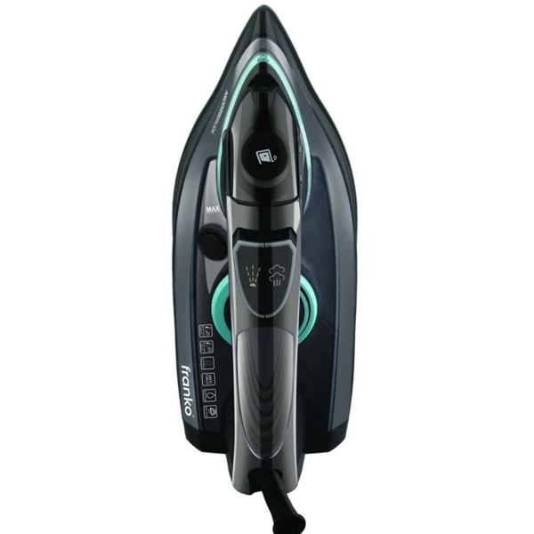 ორთქლის უთო Franko FSI-1186, 2400W, 350ML, Steam Iron, Black