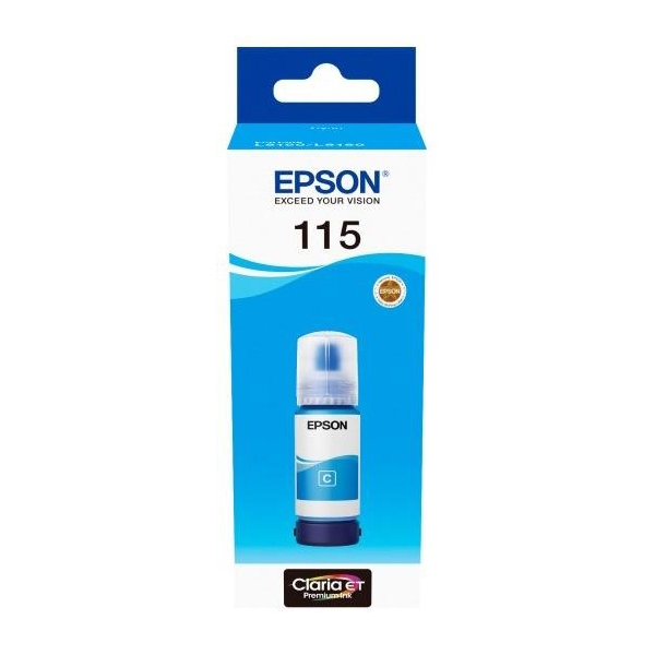 კარტრიჯის მელანი Epson EcoTank 115 I/C (b) L8160/L8180 Cyan INK Bottle