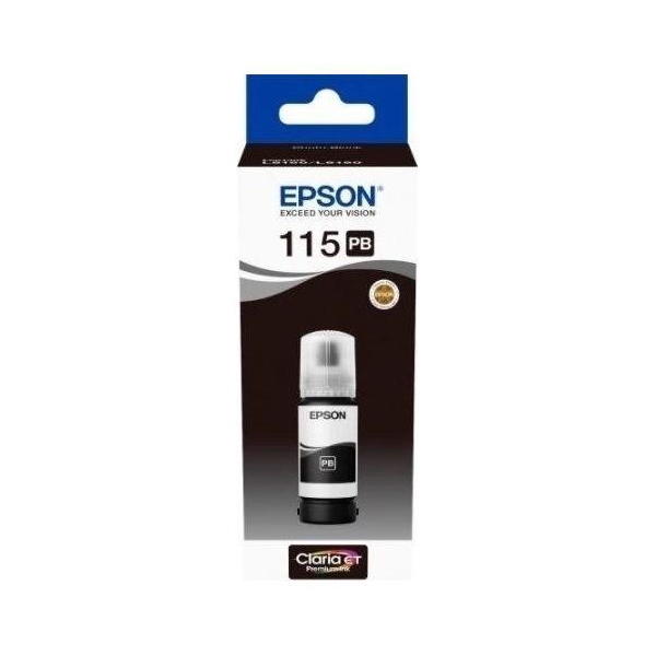 კარტრიჯის მელანი Epson EcoTank 115 I/C (b) L8160/L8180 Photo Black INK Bottle