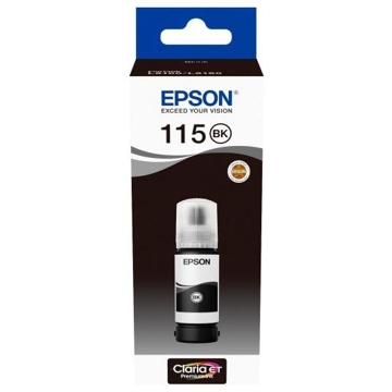 კარტრიჯის მელანი Epson EcoTank 115 I/C (b) L8160/L8180 Pigment Black INK Bottle