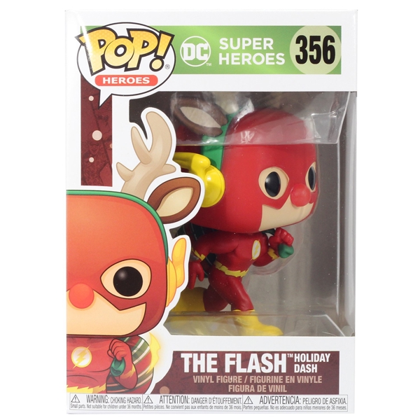 სათამაშო საკოლექციო ფიგურა Funko POP FUN2549677 Vinyl DC Holiday Rudolph Flash