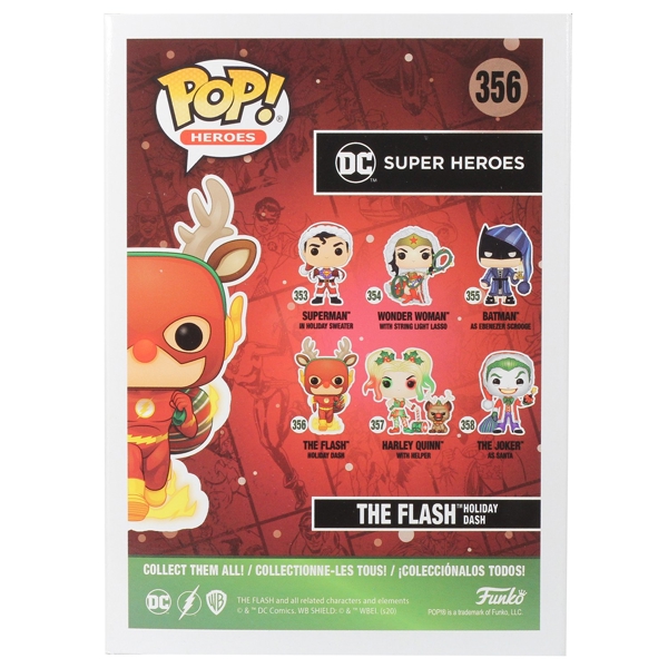 სათამაშო საკოლექციო ფიგურა Funko POP FUN2549677 Vinyl DC Holiday Rudolph Flash