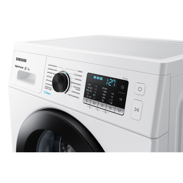 სარეცხი მანქანა Samsung WW70A5S20KELP 7kg, 1200RPM, A+++, Electronic / Touch, White