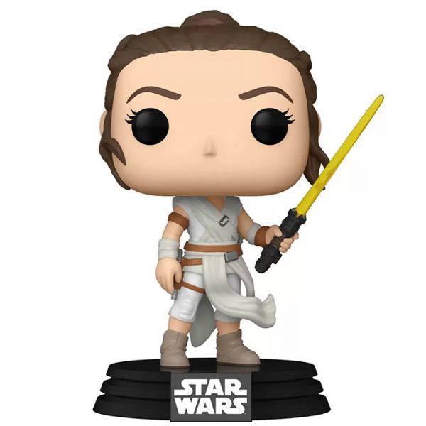 სათამაშო საკოლექციო ფიგურა Funko POP FUN25491057 Bobble Star Wars Ep 9 Rey w/ Yellow 