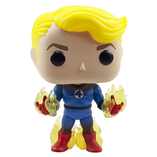 სათამაშო საკოლექციო ფიგურა Funko POP FUN2549209 Bobble Marvel F4 Human Torch 45007