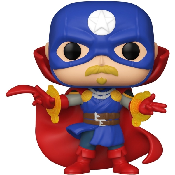 სათამაშო საკოლექციო ფიგურა Funko POP FUN25491117 Bobble Marvel Avengers Infinity Warps Soldier Supreme 52006