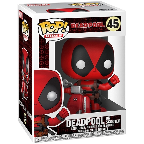 სათამაშო საკოლექციო ფიგურა Funko POP FUN1305 Rides Deadpool Deadpool & Scooter 30969