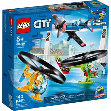 ასაწყობი თვითმფრინავი Lego 60260 City Air Race 140Pcs