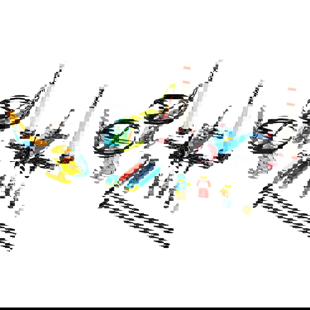 ასაწყობი თვითმფრინავი Lego 60260 City Air Race 140Pcs