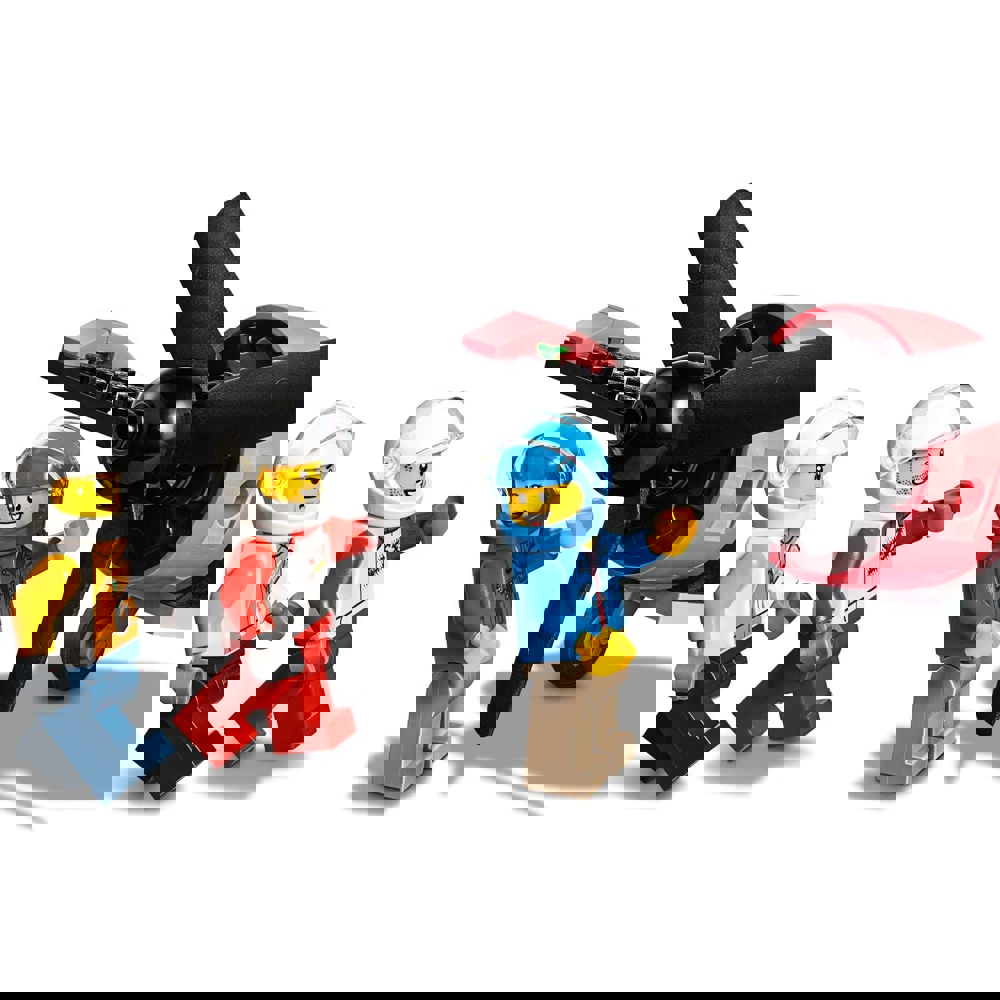 ასაწყობი თვითმფრინავი Lego 60260 City Air Race 140Pcs