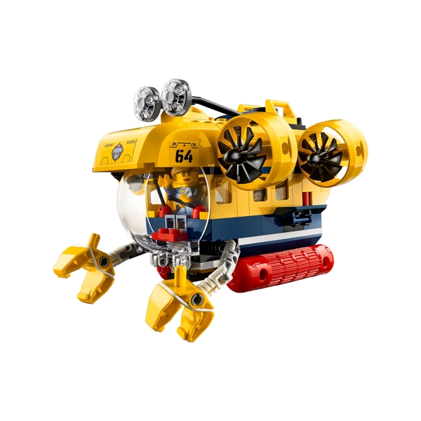 სათამაშო წყალქვეშა ნავი Lego 60264 Ocean Exploration Submarine 286Pcs