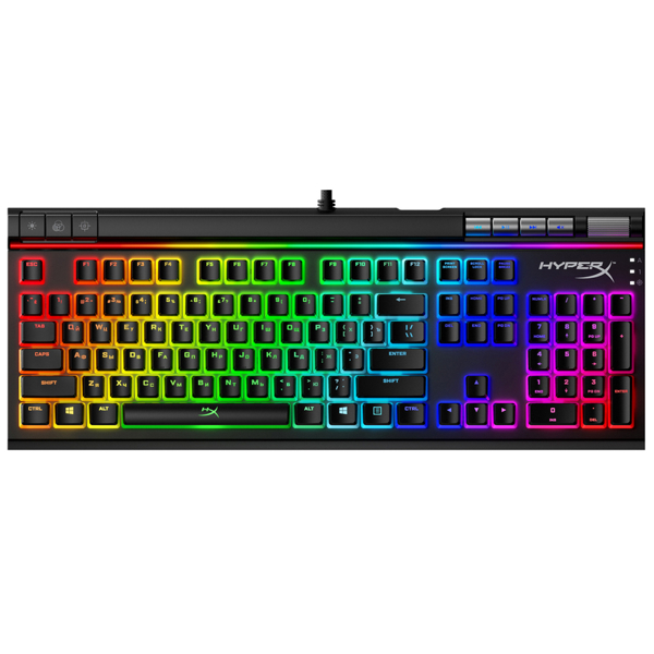 კლავიატურა Hyperx HKBE2X-1X-RU/G Wired Keyboard USB, RGB, HyperX Alloy Elite 2 