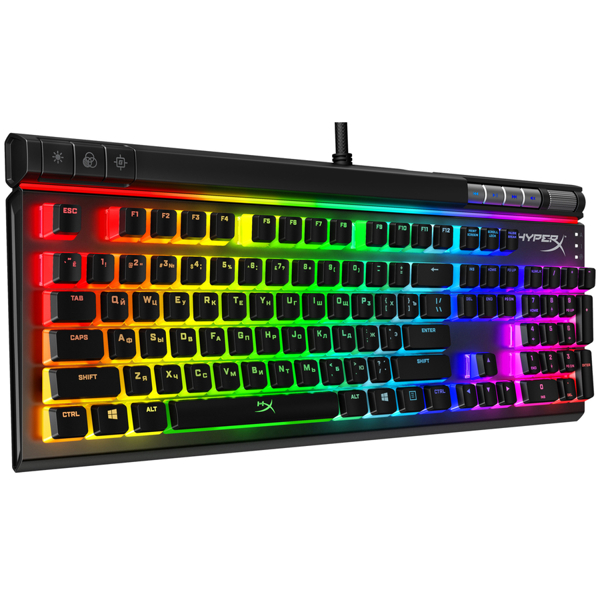 კლავიატურა Hyperx HKBE2X-1X-RU/G Wired Keyboard USB, RGB, HyperX Alloy Elite 2 