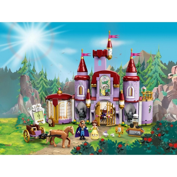 ასაწყობი კონსტრუქცია Lego 43196, Belle and the Beast's Castle