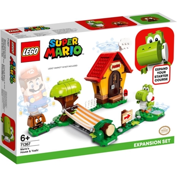 ასაწყობი კონსტრუქცია Lego 71367 Constructor Super Mario, House Of Mario And Yoshi, Additional Set, 205Pcs