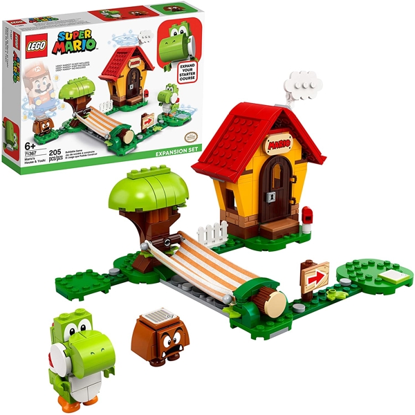 ასაწყობი კონსტრუქცია Lego 71367 Constructor Super Mario, House Of Mario And Yoshi, Additional Set, 205Pcs