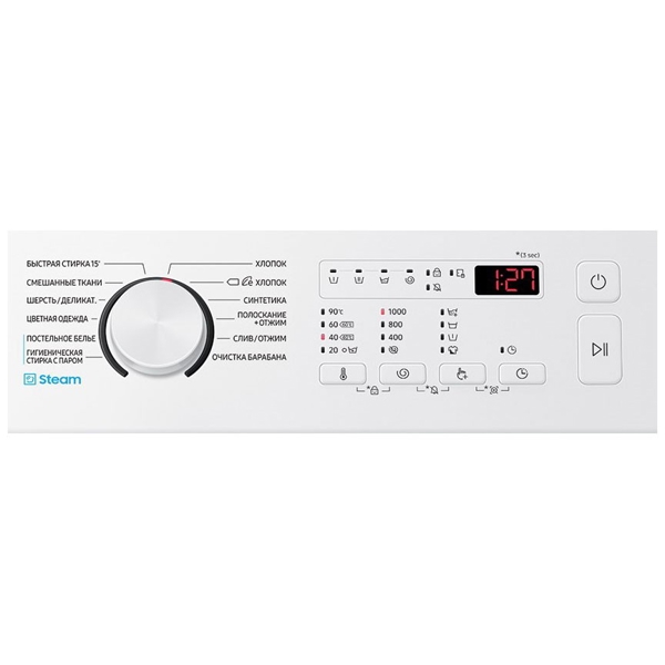  სარეცხი მანქანა Samsung WW65A4S00VELP 6.5kg, 1000Rpm, A+++, 75 dBA, White