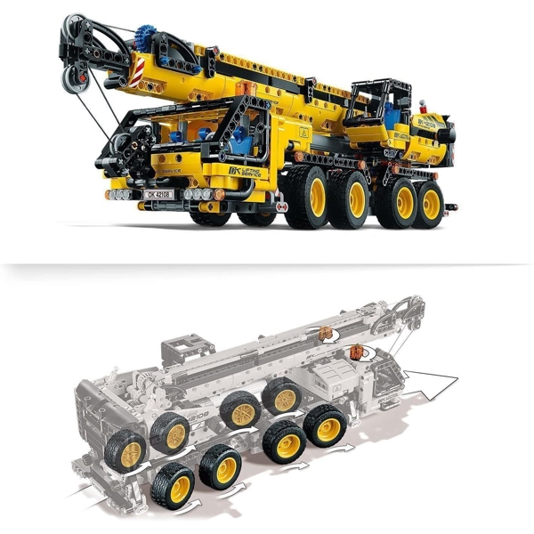 ასაწყობი ამწე მანქანა Lego 42108, Technic Mobile Crane