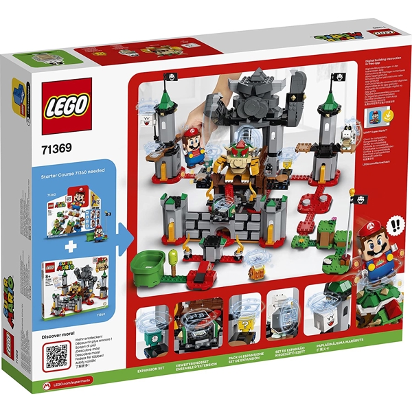 ასაწყობი კონსტრუქცია Lego 71369, Super Mario Bowser's Castle Boss Battle Expansion Set