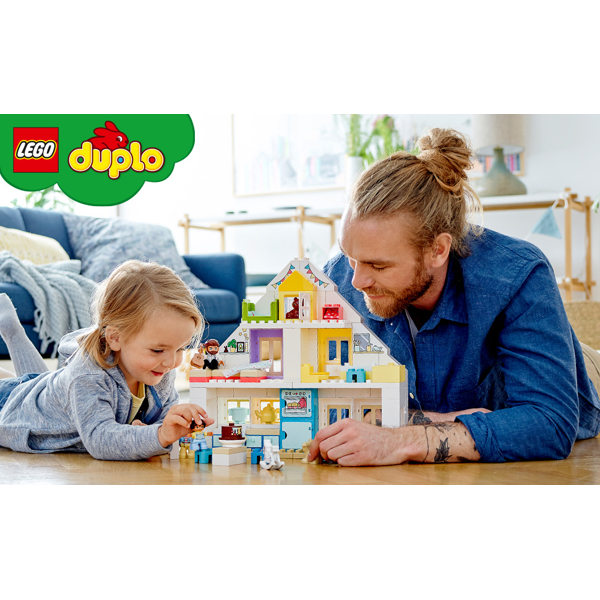 ასაწყობი კონსტრუქცია Lego 10929, Duplo Modular Playhouse