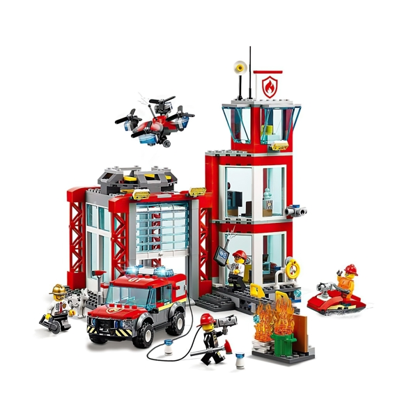 ასაწყობი კონსტრუქცია Lego 60215-, City Fire Station