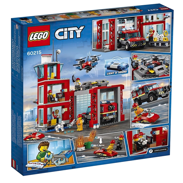 ასაწყობი კონსტრუქცია Lego 60215-, City Fire Station