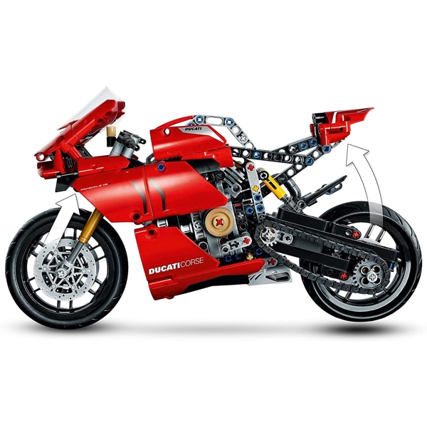 ასაწყობი მოტოციკლი Lego 42107,Technic Ducati Panigale V4 R