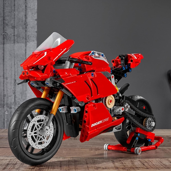 ასაწყობი მოტოციკლი Lego 42107,Technic Ducati Panigale V4 R