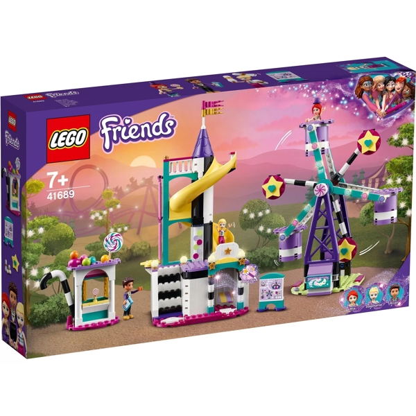 ასაწყობი კონსტრუქცია Lego 41689, Magical Ferris Wheel and Slide