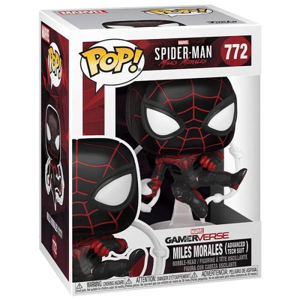 სათამაშო საკოლექციო ფიგურა Funko POP FUN2549952 Bobble Marvel Games Miles Morales 54693