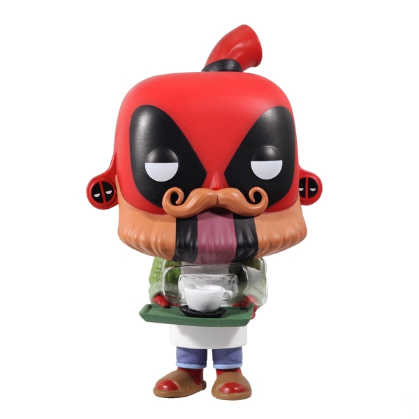 სათამაშო საკოლექციო ფიგურა Funko POP FUN2549960 Bobble Marvel Deadpool 30th Coffee Barista 54653